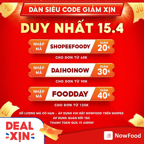 Giải nhiệt mùa hè, NowFood tung hàng trăm DEAL XỊN - 3