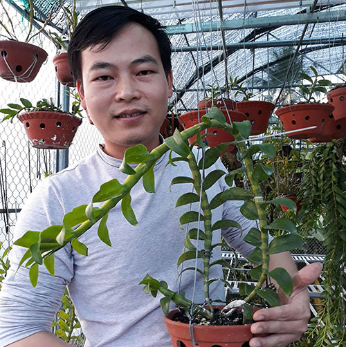 Anh Lê Tuấn Tú có niềm đam mê lan mãnh liệt từ khi còn nhỏ