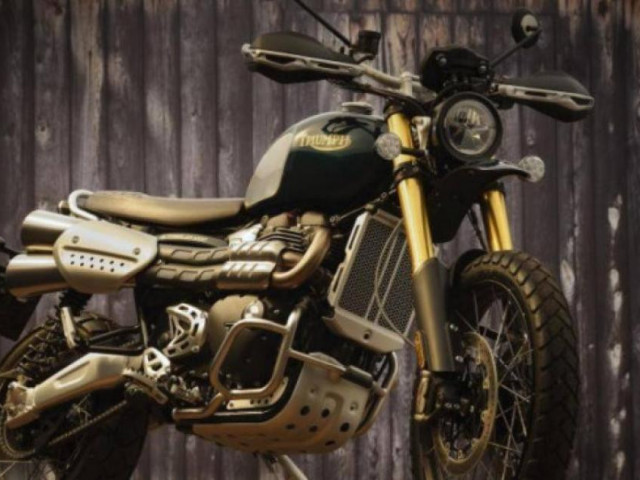 Xe máy - Xe đạp - Mô tô cổ điển Triumph Scrambler 1200 Steve McQueen Edition 2021 ra mắt