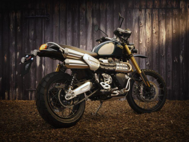 Mô tô cổ điển Triumph Scrambler 1200 Steve McQueen Edition 2021 ra mắt - 4