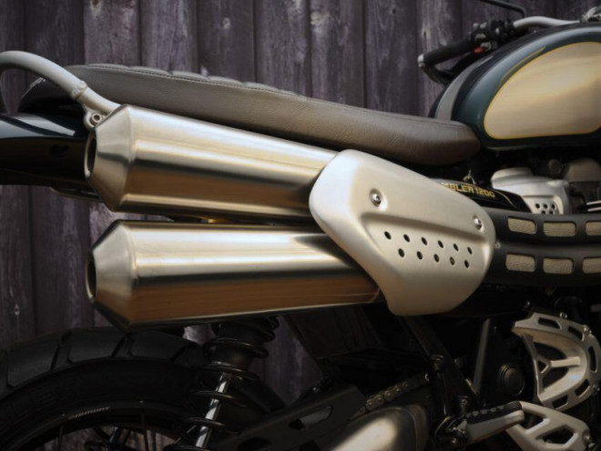 Mô tô cổ điển Triumph Scrambler 1200 Steve McQueen Edition 2021 ra mắt - 13