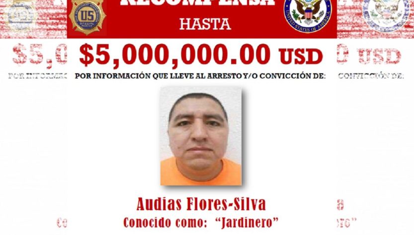 Mỹ treo thưởng 5 triệu USD bắt trùm ma túy Andias Flores-Silva.