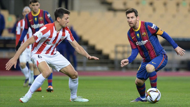 Messi và Barca quyết thắng Bilbao để đoạt danh hiệu cúp Nhà Vua năm nay sau khi bị PSG loại ở Champions League
