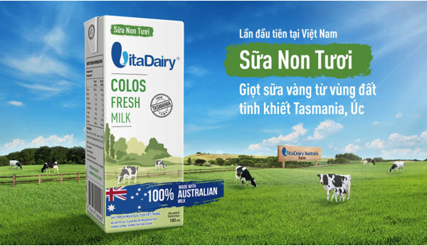 VitaDairy ra mắt sản phẩm Sữa Non Tươi - Colos Fresh Milk