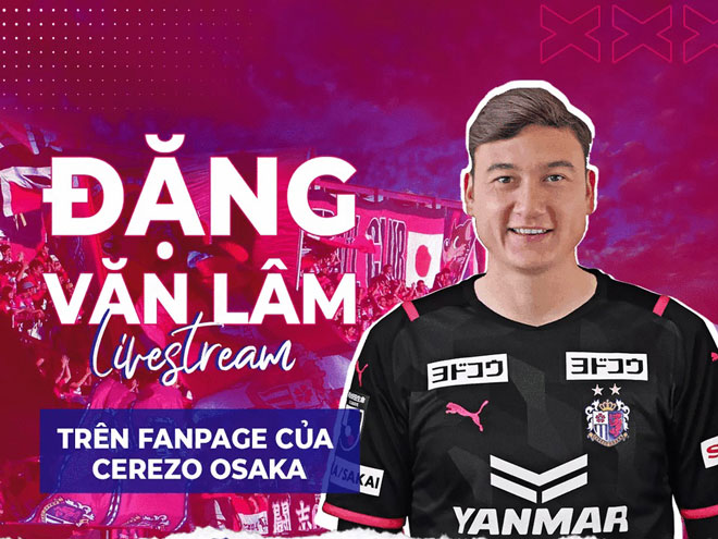 Văn Lâm chính thức ra mắt Cerezo Osaka