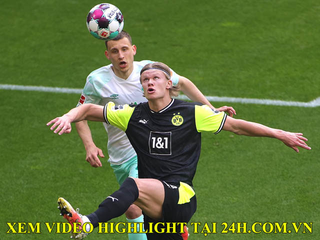 Bóng đá - Video Dortmund - Werder Bremen: Cú đúp Haaland, ngược dòng ngoạn mục
