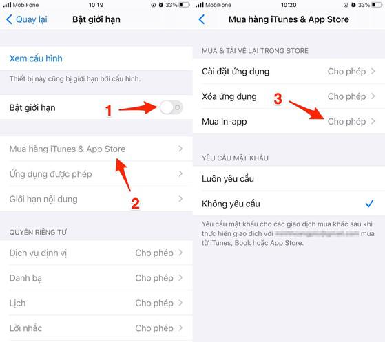 Cách hạn chế bị mất tiền khi sử dụng iPhone - 2