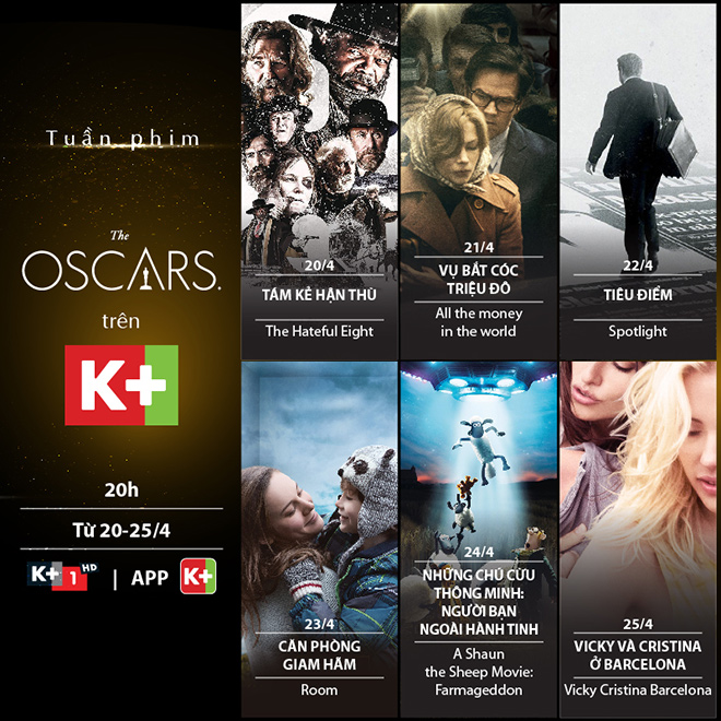 Phim hay liên tục đổ bộ trên K+ tháng này