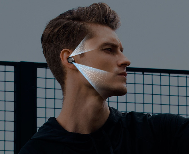 Tai nghe Soundpeats T2 được tích hợp công nghệ xuyên âm.