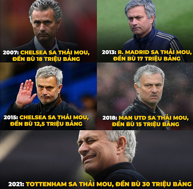 Ảnh chế: Mourinho &#34;cay đắng&#34; rời Tottenham trong sự hả hê của học trò - 2