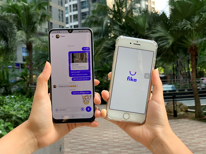 Tính năng Gợi ý điểm hẹn gặp trên ứng dụng Fika