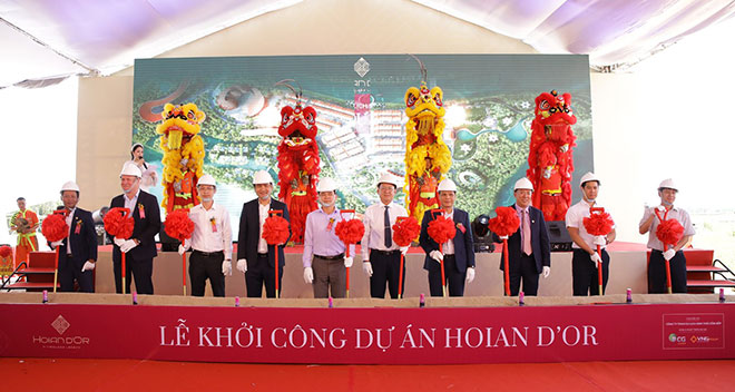 Lễ khởi công dự án Hoian d’Or.