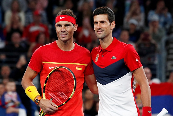 Nadal và Djokovic đang đua Grand Slam rất quyết liệt