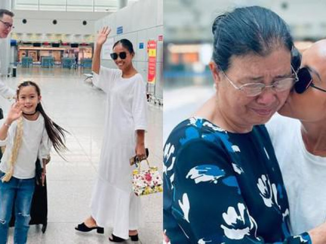 Đời sống Showbiz - Đoan Trang theo chồng Tây ra nước ngoài sinh sống, mẹ ruột rưng rưng nước mắt