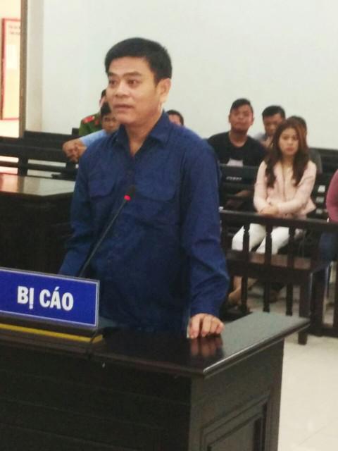 Bị cáo Hồ Đắc Dương tại tòa