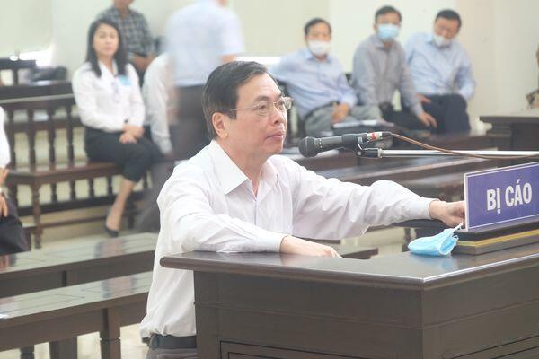 Cựu bộ trưởng Vũ Huy Hoàng tại phiên tòa