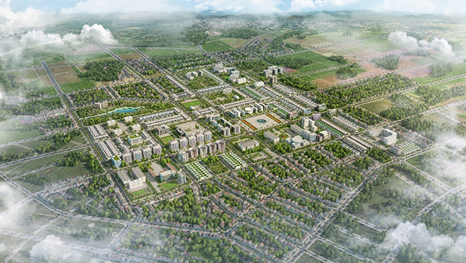 Khu trung tâm hành chính mới của huyện Đak Đoa, Gia Lai được quy hoạch với rất nhiều những công năng, tiện ích