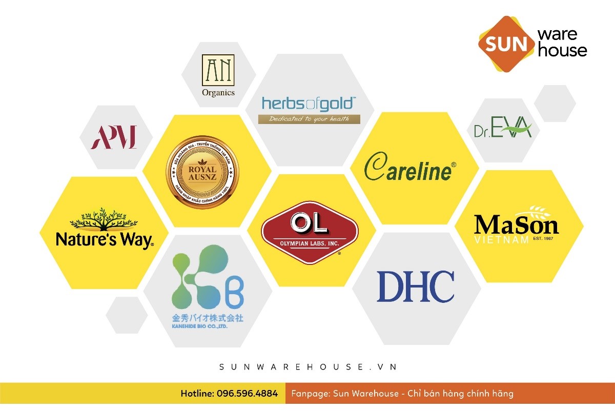 Sun Warehouse tự hào là đơn vị phân phối sản phẩm chính hãng đến từ các thương hiệu hàng đầu thế giới