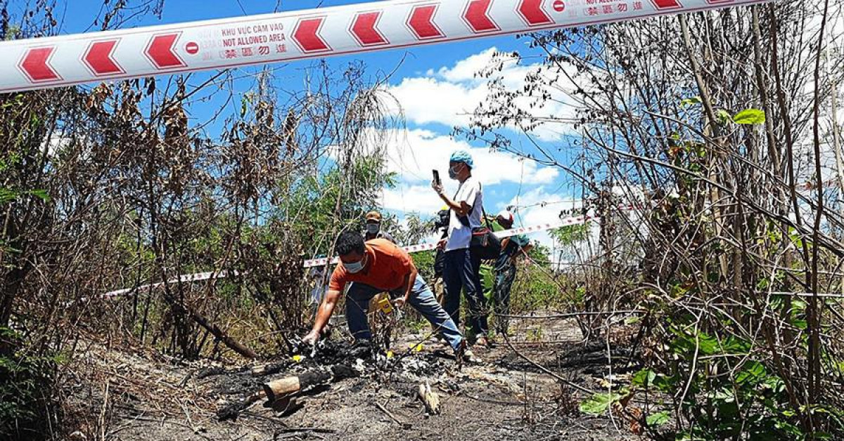 Pháp luật - Bình Thuận: Phát hiện thi thể bị đốt cháy chỉ còn xương