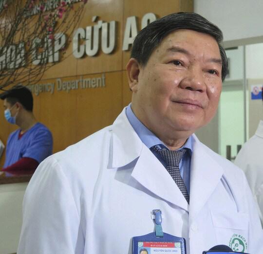Cựu Giám đốc Bệnh viện Bạch Mai Nguyễn Quốc Anh - người quyết định nâng khống thiết bị y tế Bệnh viện Bạch Mai
