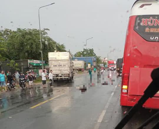 Xe tải vượt ẩu tông chết 3 người ở Đồng Nai: Tạm giữ tài xế - 1