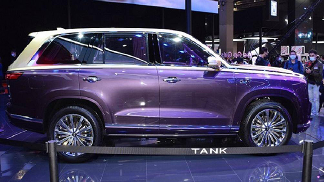 Phiên bản thương mại của Tank 800 dự kiến sẽ chính thức ra mắt thị trường Trung Quốc vào năm 2022
