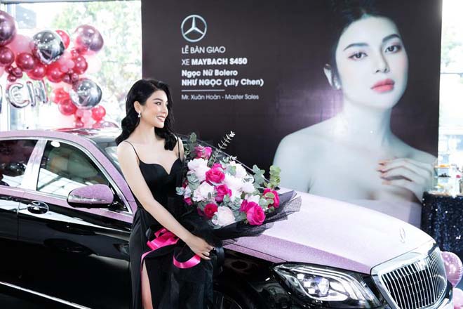 &#34;Ngọc nữ Bolero&#34; Lily Chen tậu Mercedes-Maybach S450 gần 8 tỷ đồng - 6