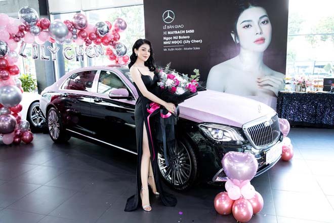&#34;Ngọc nữ Bolero&#34; Lily Chen tậu Mercedes-Maybach S450 gần 8 tỷ đồng - 5