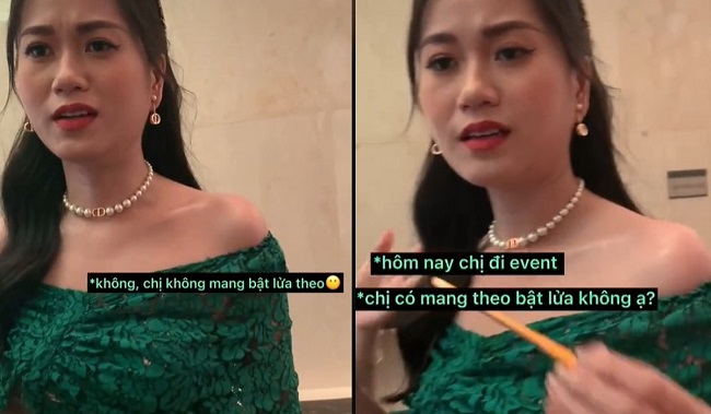 Mới đây, một người hâm mộ của nữ diễn viên đã đăng một clip ngắn quay lén Lâm Vỹ Dạ khi gặp cô trong một sự kiện.
