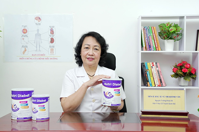 Ts.Bs Vũ Thị Khánh Vân - Nguyên Trưởng khoa A9 Viện y học cổ truyền Quân Đội