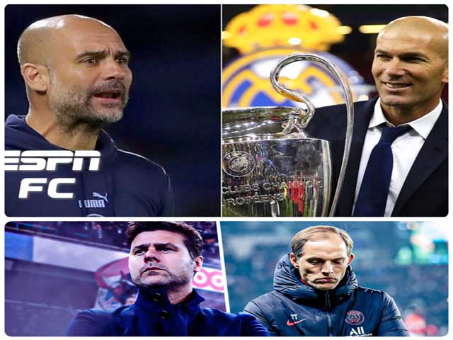 Bóng đá - 4 siêu HLV Cúp C1 so tài: Zidane - Guardiola đấu "thú dữ" Tuchel - Pochettino