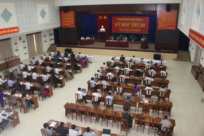 Quang cảnh một kỳ họp HĐND tỉnh Quảng Nam khóa IX