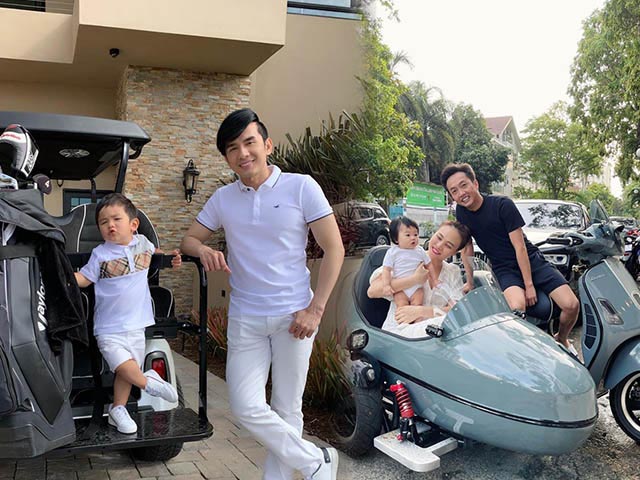 Đời sống Showbiz - "Cậu ấm cô chiêu" nhà Cường Đô la, Đan Trường "ngập trong hàng hiệu" từ khi mới chào đời