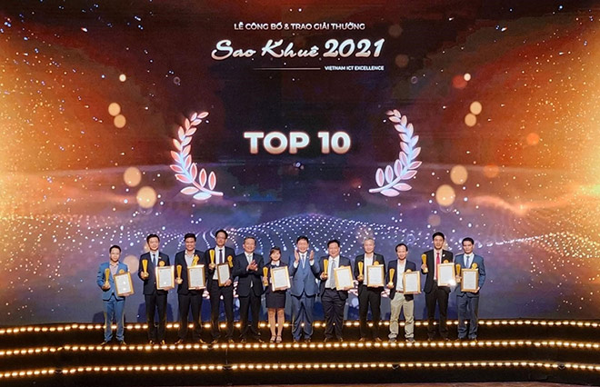 Top 10 Sản phẩm - Dịch vụ xuất sắc nhất Sao Khuê 2021