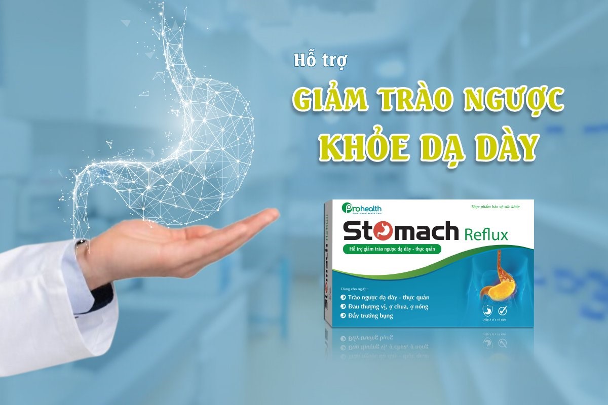 Stomach Reflux – Hỗ trợ giảm trào ngược dạ dày – thực quản