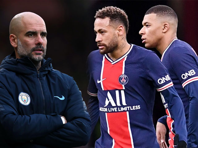 Bóng đá - Man City đấu PSG Cúp C1: Pep hy sinh tiền đạo, dồn sức ngăn Neymar - Mbappe