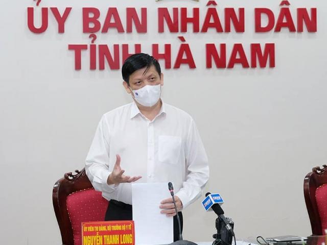 Tin tức trong ngày - Bộ trưởng Bộ Y tế: Ổ dịch ở Hà Nam đã liên quan đến nhiều tỉnh thành khác