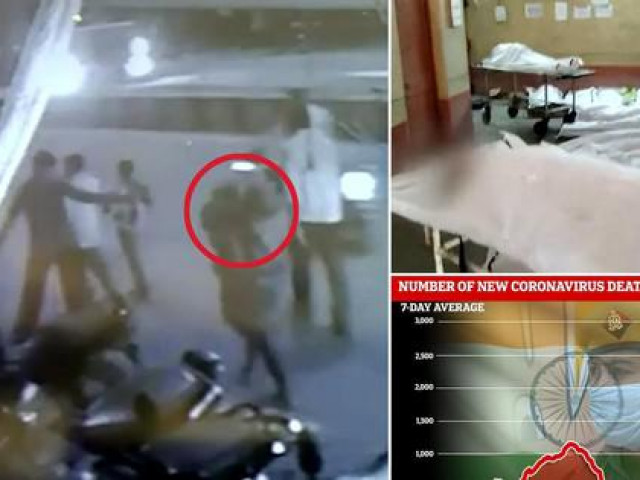 Thế giới - Ấn Độ: Chồng đi bộ 2km, ôm thi thể vợ qua đời vì COVID-19 đến nghĩa trang