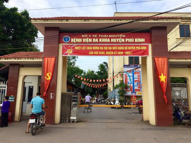 Bệnh viện Đa khoa huyện Phú Bình (Thái Nguyên) nơi xảy ra vụ gia đình bệnh nhân tố cáo 1 bác sĩ sàm sỡ nữ bệnh nhân - Ảnh: CTV