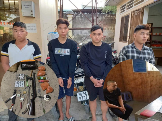 5 đối tượng trong băng trộm