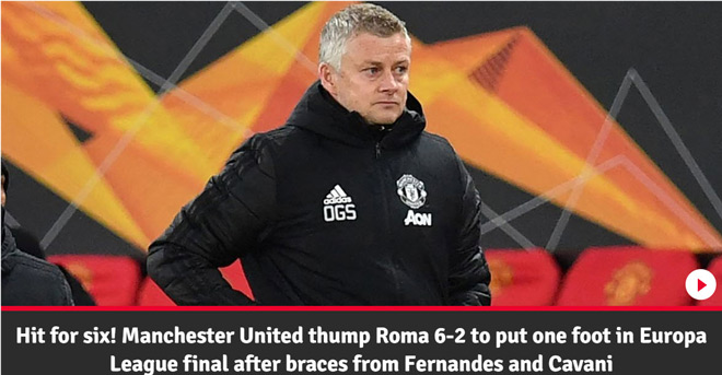 MU đại thắng Roma 6-2: Báo Anh ca ngợi, tin sớm đoạt vé vàng chung kết Europa League - 5