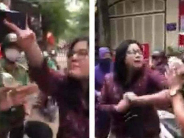 Tin tức trong ngày - Xử lý nữ tài xế xe máy không đội MBH còn la hét, chửi bới và cắn cảnh sát