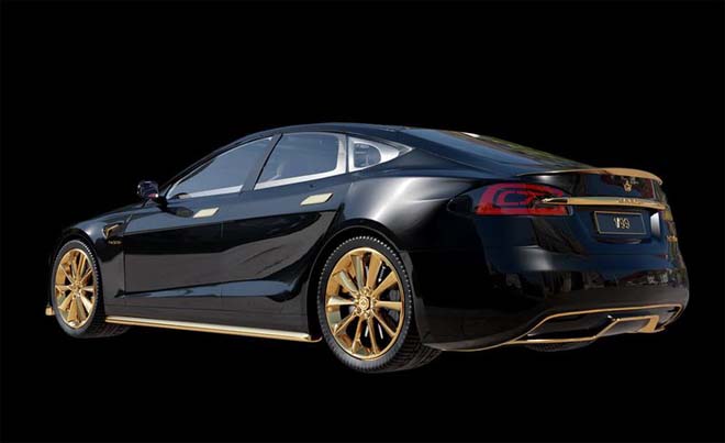 Tesla Model S "dát vàng 24K" đắt ngang ngửa siêu xe - 7