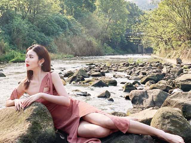 Thời trang - Khéo mặc đồ tôn dáng đi tắm suối, người đẹp "vô danh" được cư dân mạng xin cưới