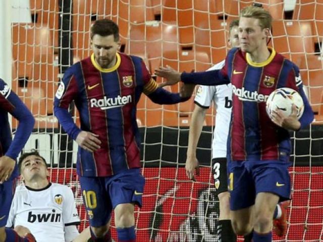 Trực tiếp bóng đá Valencia - Barcelona: Thở phào giữ thành quả (Hết giờ)