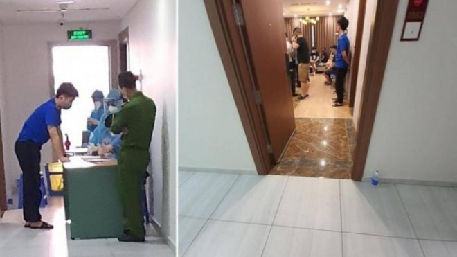 Cơ quan chức năng quận Nam Từ Liêm (TP Hà Nội) đang làm việc với nhóm người Trung Quốc nhập cảnh trái phép cư trú trên địa bàn