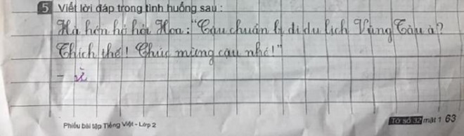 Câu trả lời "bá đạo" của cậu bé