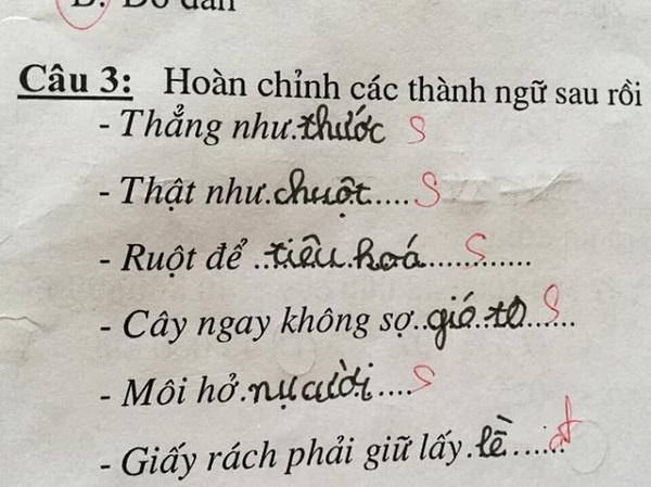 Cậu nhóc làm bài tập tiếng Việt khiến dân mạng cười ngặt nghẽo, cô giáo cũng "bó tay" - 6