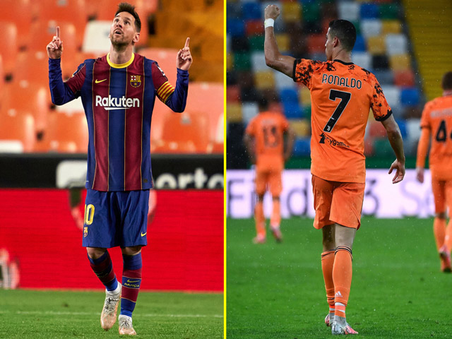 Bóng đá - Ronaldo - Messi dễ ẵm "Vua phá lưới", vẫn cần điều thần kỳ để đua Giày vàng