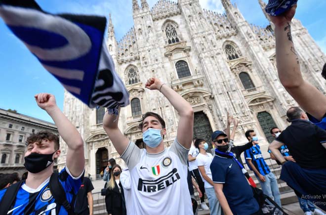 Inter lật đổ Juventus sau 9 năm, triệu fan ăn mừng bất chấp Covid-19 - 1